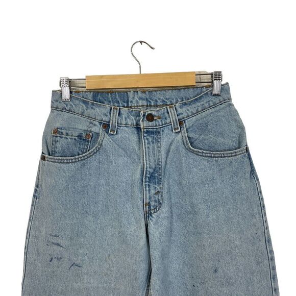 Vintage Levi's 560 31X30 Jeans 30X29 ACTUAL Loose Fit Tapered Mens READ TEAR - Picture 5 of 13